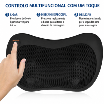 ALMOFADA MASSAGEADORA PARA CASA E CARRO