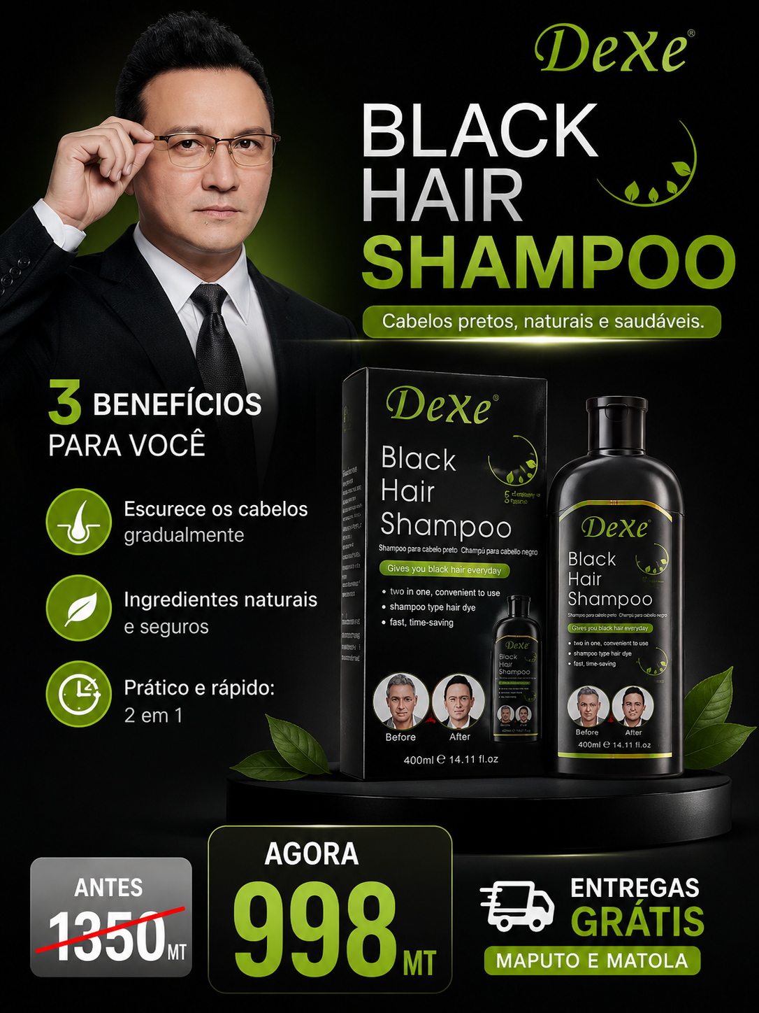 SHAMPOO BLACK DEXE